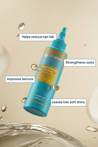 Strengthen & Restore Hairfall Oil With 1% Hibiscus & 0.2% Ylang Ylang