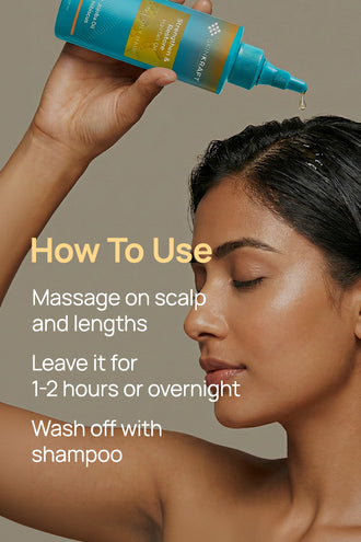 Strengthen & Restore Hairfall Oil With 1% Hibiscus & 0.2% Ylang Ylang