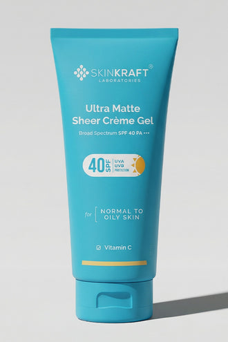 Ultra Matte Sheer Crème Gel SPF 40 PA+++ Sunscreen With 0.5% Vitamin C
