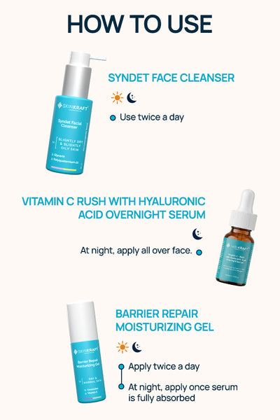 Vitamin C Rush Regimen With Serum, Cleanser & Moisturizer