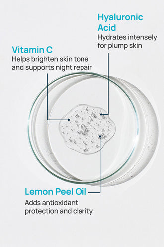 Vitamin C Rush With Hyaluronic Acid Overnight Serum With Vitamin C & 1% Hyaluronic Acid