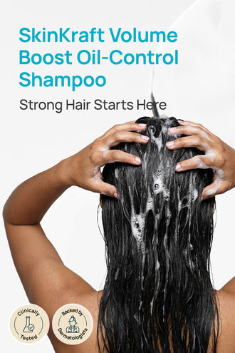 Volume Boost Oil Control Shampoo With D-Panthenol & Sunflower Seed Oil