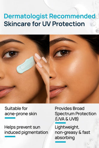 AcneShield Sunscreen SPF 50 PA++++ With 4% Niacinamide & 1% Salicylic Acid