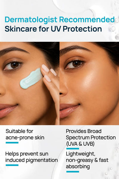 AcneShield Sunscreen SPF 50 PA++++ With 4% Niacinamide & 1% Salicylic Acid