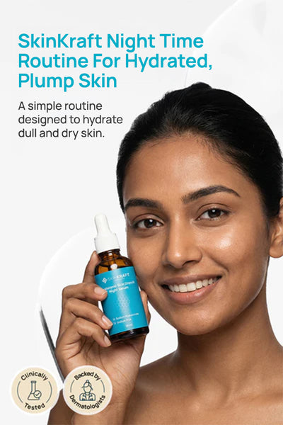 Hyaluronic Skin Drench Night Regimen With Serum & Cleanser