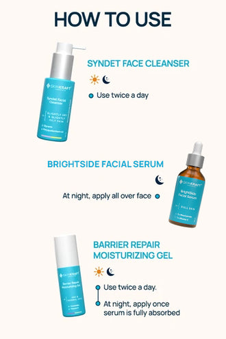 BrightSide Glow Regimen With Serum, Moisturizer & Cleanser