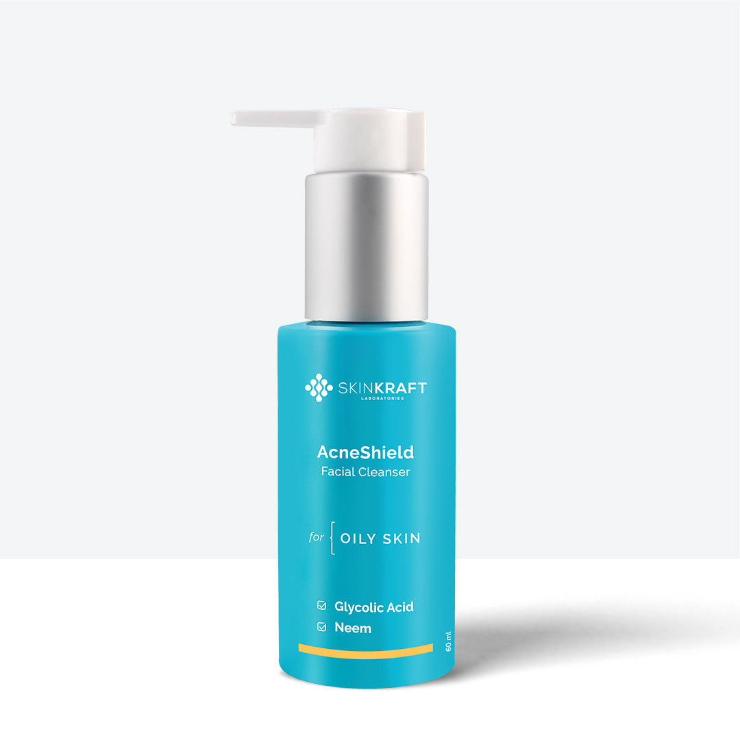 AcneShield Facial Cleanser With 0.1% Glycolic Acid & 0.1% Neem
