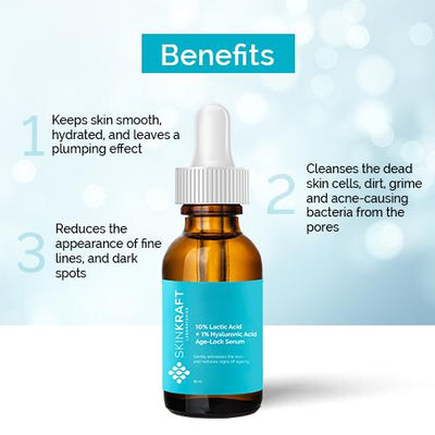 Lactic + Hyaluronic Acid Age- Lock Serum