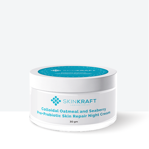 Colloidal Oatmeal And Seaberry Pre+Probiotic Skin Repair Night Cream With 0.1% Oatmeal & Seaberry