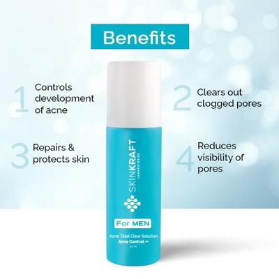 Acne Total Clear Solution For Men